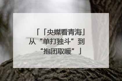 「央媒看青海」从“单打独斗”到“抱团取暖”