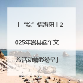 “粽”情洛阳丨2025年嵩县端午文旅活动精彩纷呈
