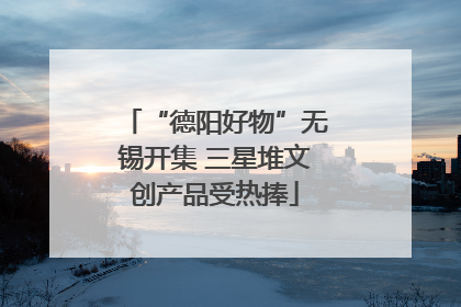 “德阳好物”无锡开集 三星堆文创产品受热捧
