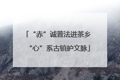 “赤”诚普法进茶乡 “心”系古镇护文脉