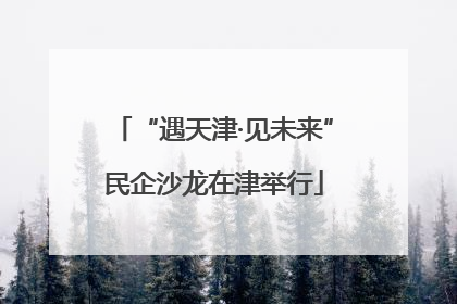 “遇天津·见未来”民企沙龙在津举行