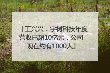 王兴兴：宇树科技年度营收已超10亿元，公司现在约有1000人