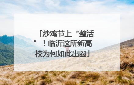 炒鸡节上“整活”！临沂这所新高校为何如此出圈