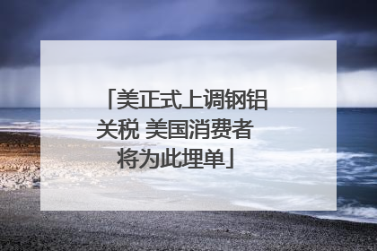 美正式上调钢铝关税 美国消费者将为此埋单