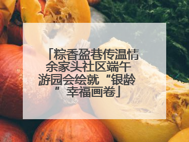 粽香盈巷传温情 余家头社区端午游园会绘就“银龄”幸福画卷