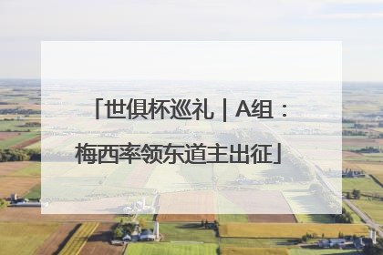 世俱杯巡礼｜A组：梅西率领东道主出征