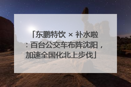 东鹏特饮 × 补水啦：百台公交车布阵沈阳，加速全国化北上步伐