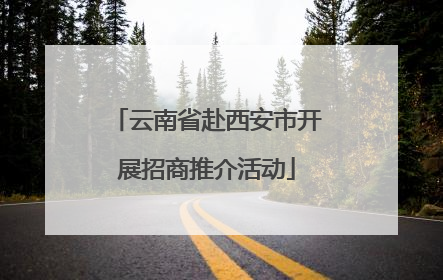 云南省赴西安市开展招商推介活动