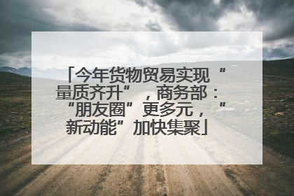 今年货物贸易实现“量质齐升”，商务部：“朋友圈”更多元，“新动能”加快集聚