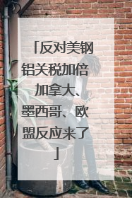 反对美钢铝关税加倍 加拿大、墨西哥、欧盟反应来了