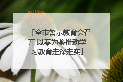 全市警示教育会召开 以案为鉴推动学习教育走深走实