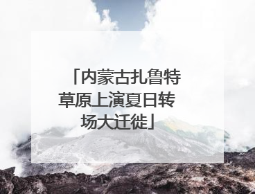 内蒙古扎鲁特草原上演夏日转场大迁徙