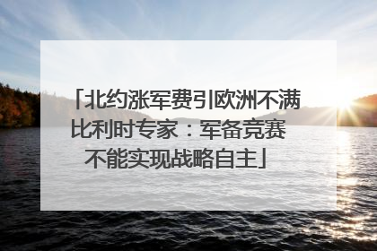 北约涨军费引欧洲不满 比利时专家：军备竞赛不能实现战略自主