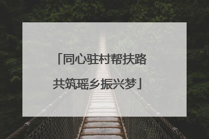 同心驻村帮扶路 共筑瑶乡振兴梦