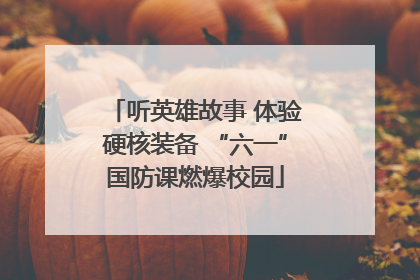 听英雄故事 体验硬核装备 “六一”国防课燃爆校园
