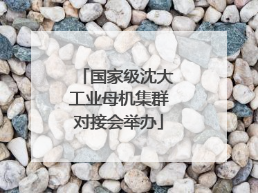 国家级沈大工业母机集群对接会举办