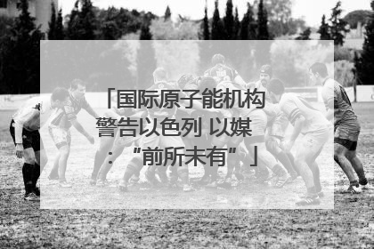 国际原子能机构警告以色列 以媒：“前所未有”