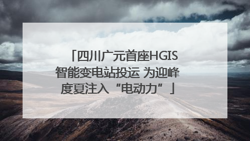 四川广元首座HGIS智能变电站投运 为迎峰度夏注入“电动力”