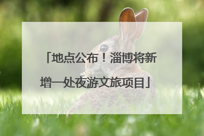 地点公布！淄博将新增一处夜游文旅项目
