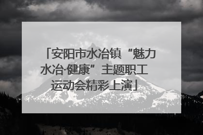 安阳市水冶镇“魅力水冶·健康”主题职工运动会精彩上演
