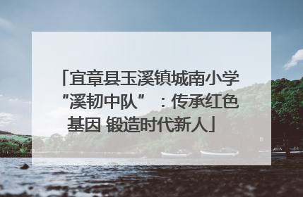 宜章县玉溪镇城南小学“溪韧中队”：传承红色基因 锻造时代新人