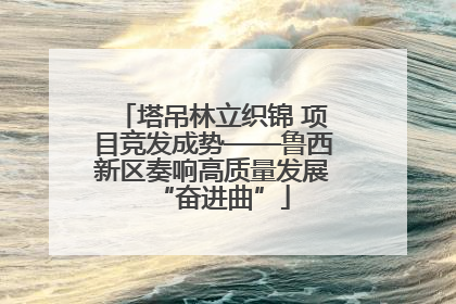 塔吊林立织锦 项目竞发成势——鲁西新区奏响高质量发展“奋进曲”
