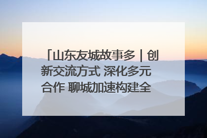 山东友城故事多｜创新交流方式 深化多元合作 聊城加速构建全球友城新格局