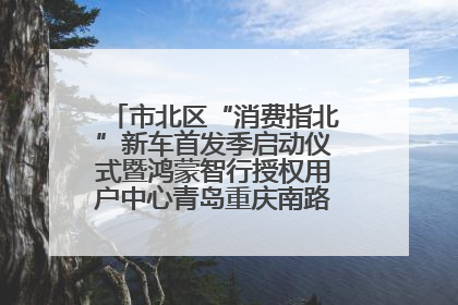 市北区“消费指北”新车首发季启动仪式暨鸿蒙智行授权用户中心青岛重庆南路开业盛典成功举办