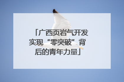 广西页岩气开发实现“零突破”背后的青年力量