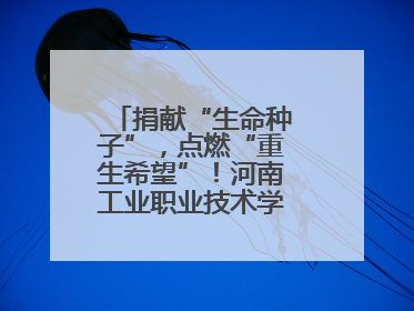 捐献“生命种子”，点燃“重生希望”！河南工业职业技术学院校友为患者捐献造血干细胞