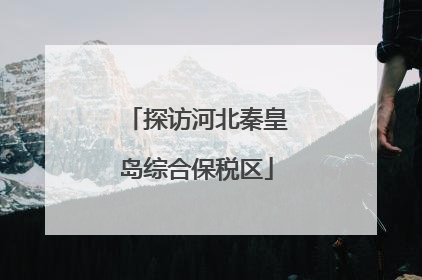 探访河北秦皇岛综合保税区