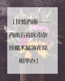技炫西南——西南五省区市杂技魔术展演在昆明举办