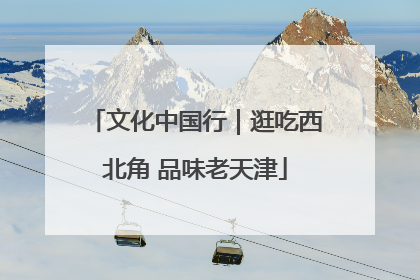 文化中国行｜逛吃西北角 品味老天津
