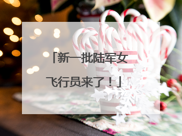 新一批陆军女飞行员来了！
