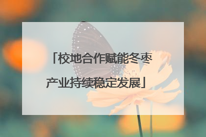 校地合作赋能冬枣产业持续稳定发展