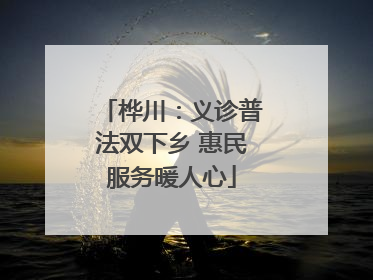 桦川：义诊普法双下乡 惠民服务暖人心