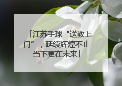 江苏手球“送教上门”，延续辉煌不止当下更在未来