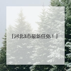 河北3市最新任免！