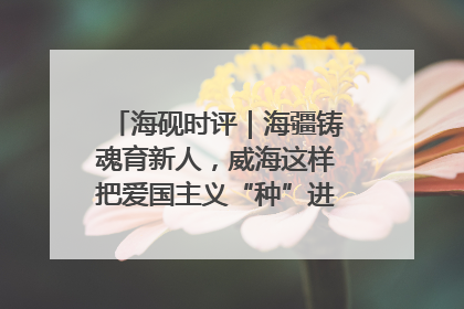 海砚时评｜海疆铸魂育新人，威海这样把爱国主义“种”进年轻人心里