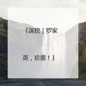 深挖｜罗家英，珍重！
