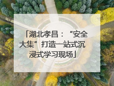 湖北孝昌：“安全大集”打造一站式沉浸式学习现场