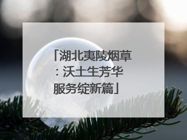 湖北夷陵烟草：沃土生芳华 服务绽新篇