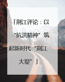 荆江评论：以“抗洪精神”筑起新时代“荆江大堤”