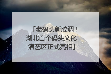 老码头新腔调！湖北首个码头文化演艺区正式亮相