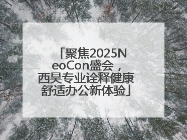 聚焦2025NeoCon盛会，西昊专业诠释健康舒适办公新体验