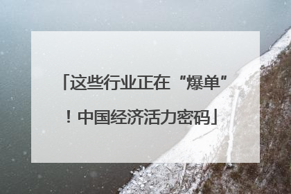 这些行业正在“爆单”！中国经济活力密码