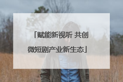 赋能新视听 共创微短剧产业新生态