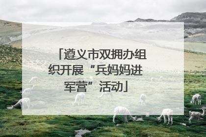 遵义市双拥办组织开展“兵妈妈进军营”活动