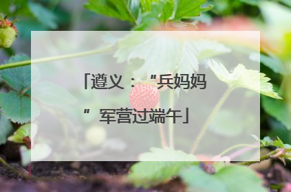 遵义：“兵妈妈”军营过端午