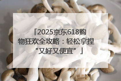 2025京东618购物狂欢全攻略：轻松拿捏 “又好又便宜”
